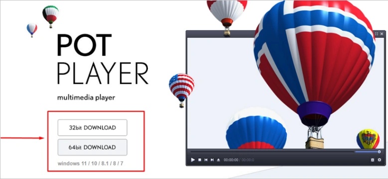 potplayer download guide