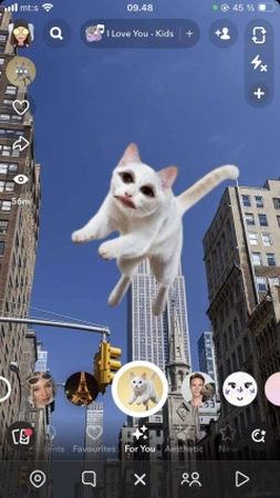 Importiere Video in Snapchat