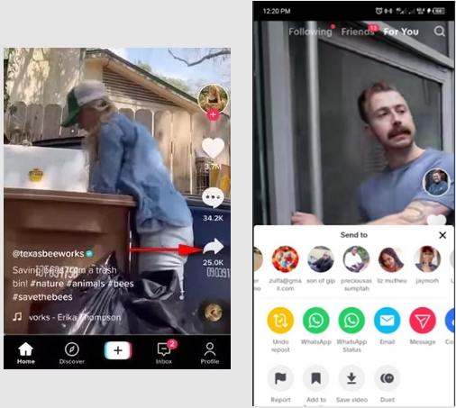 Come annullare la ripubblicazione di un video su TikTok
