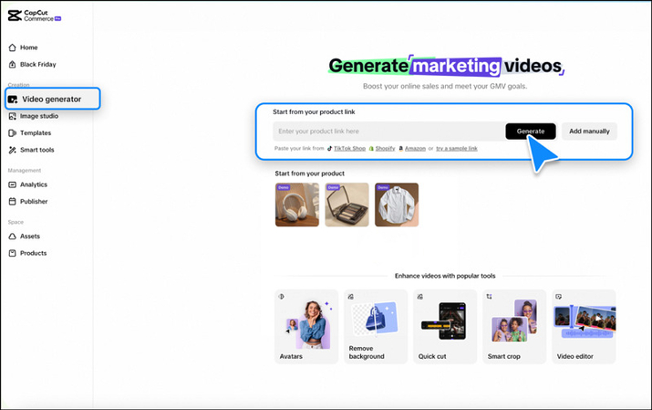 CapCut Twitter Videos Tool