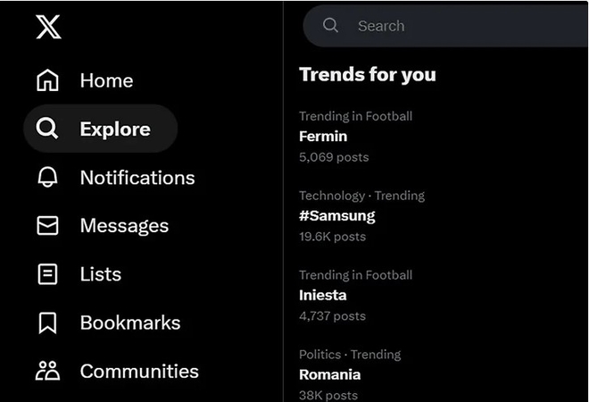 dark mode appears on screen