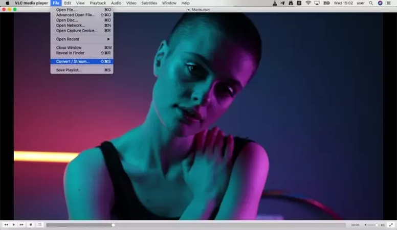 vlc convert stream mac