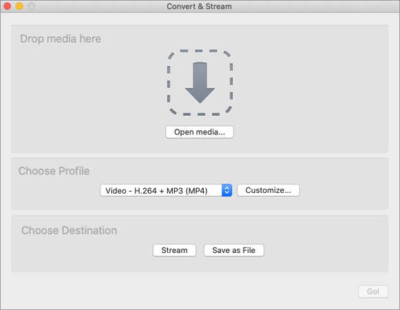 vlc open media file on mac