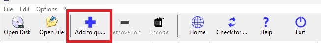Xmedia Recode add to queue