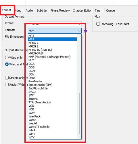 convert video with Xmedia recode