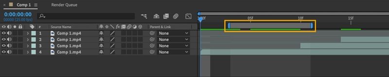 how to cut after effect