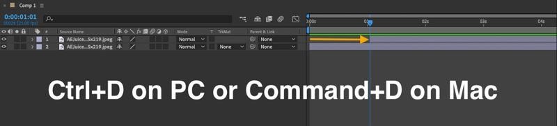 how to cut footage in after effects