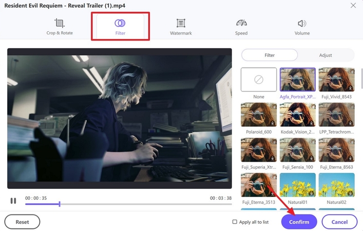 video editing tricks with filters