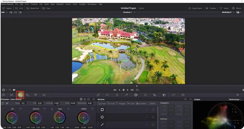 DaVinci Resolve 채도 조정