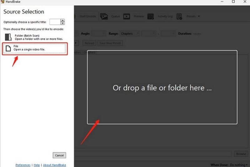 HandBrake 旋轉影片