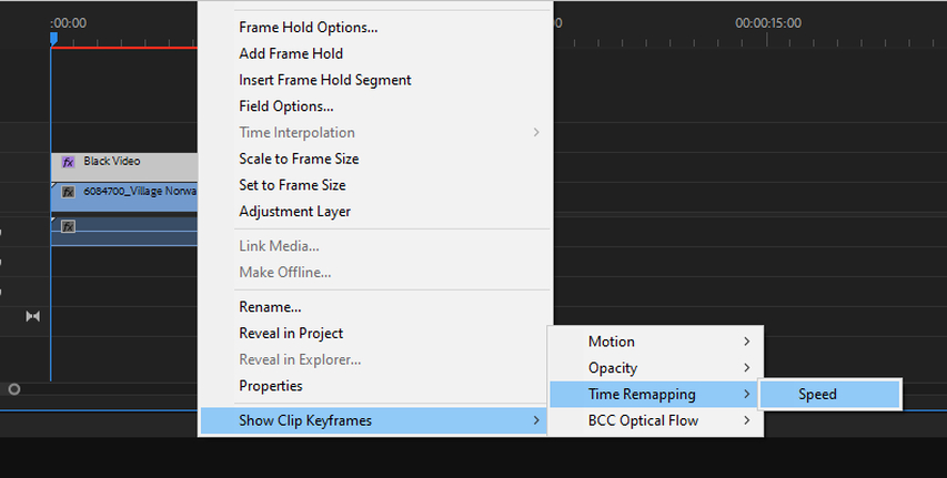 time remapping premiere pro
