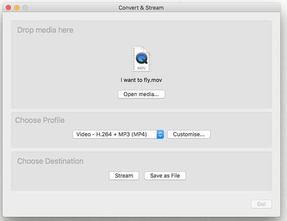 convert mov to mp4 on mac using vlc