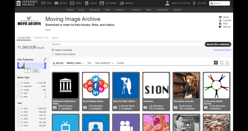 internet archive online 3d streaming movies