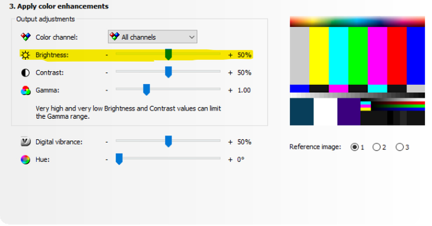 advanced color settings nvidia