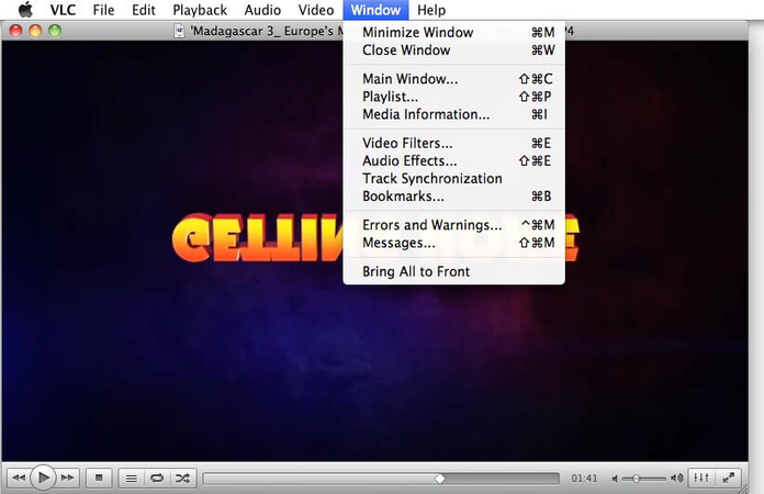 ouvrir vidéo effect vlc mac