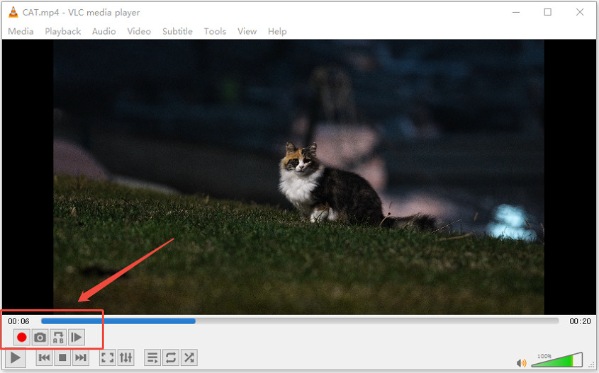 cut and trim video in vlc
