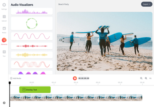 add watermark using echowave.io
