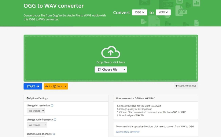 Convertio OGG to WAV converter free