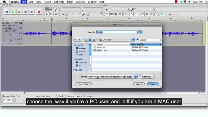 use audacity to convert OGG files to WAV