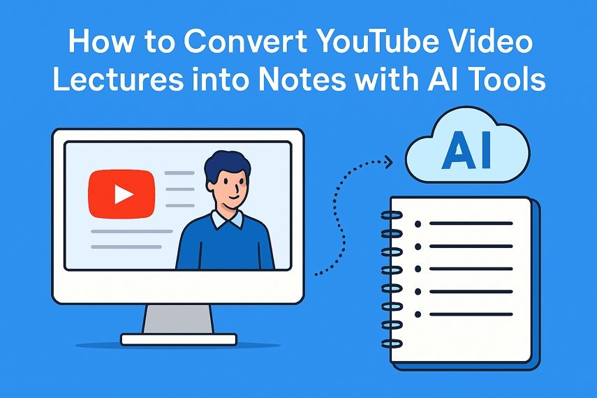 convert youtube video to lecture notes