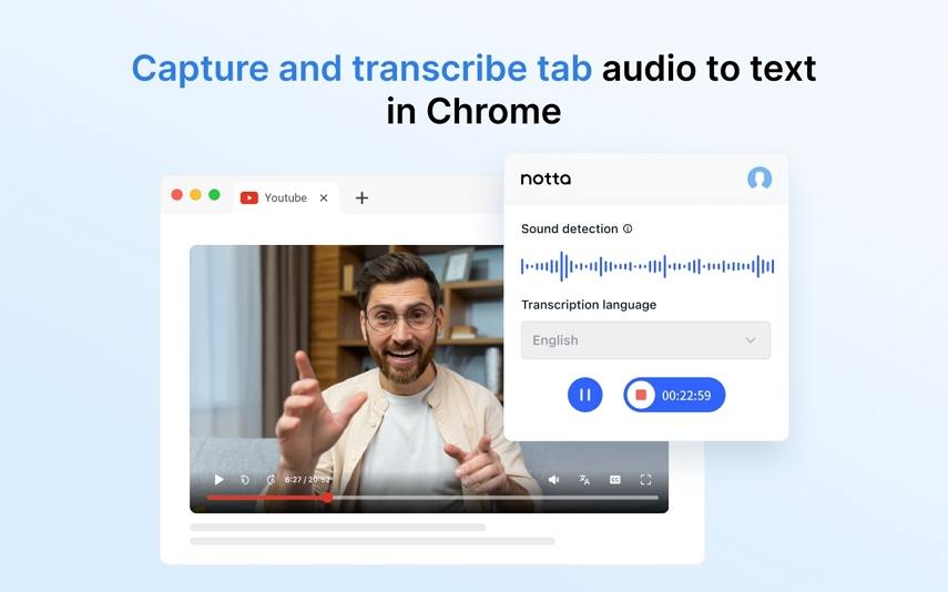 notta youtube summarizer extension free