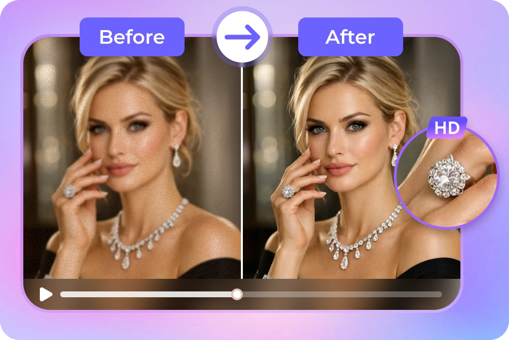 convert product video to 4K