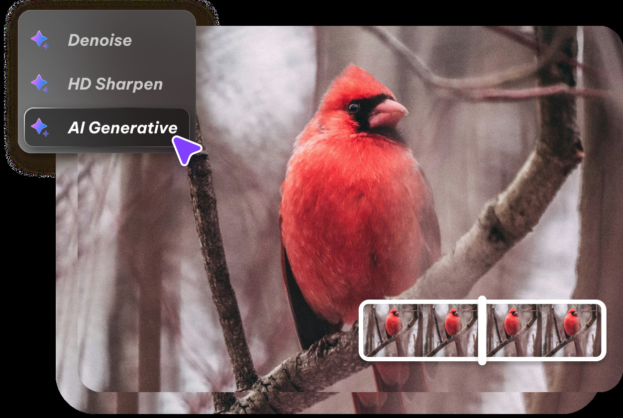 convert video to hd with multiple AI models