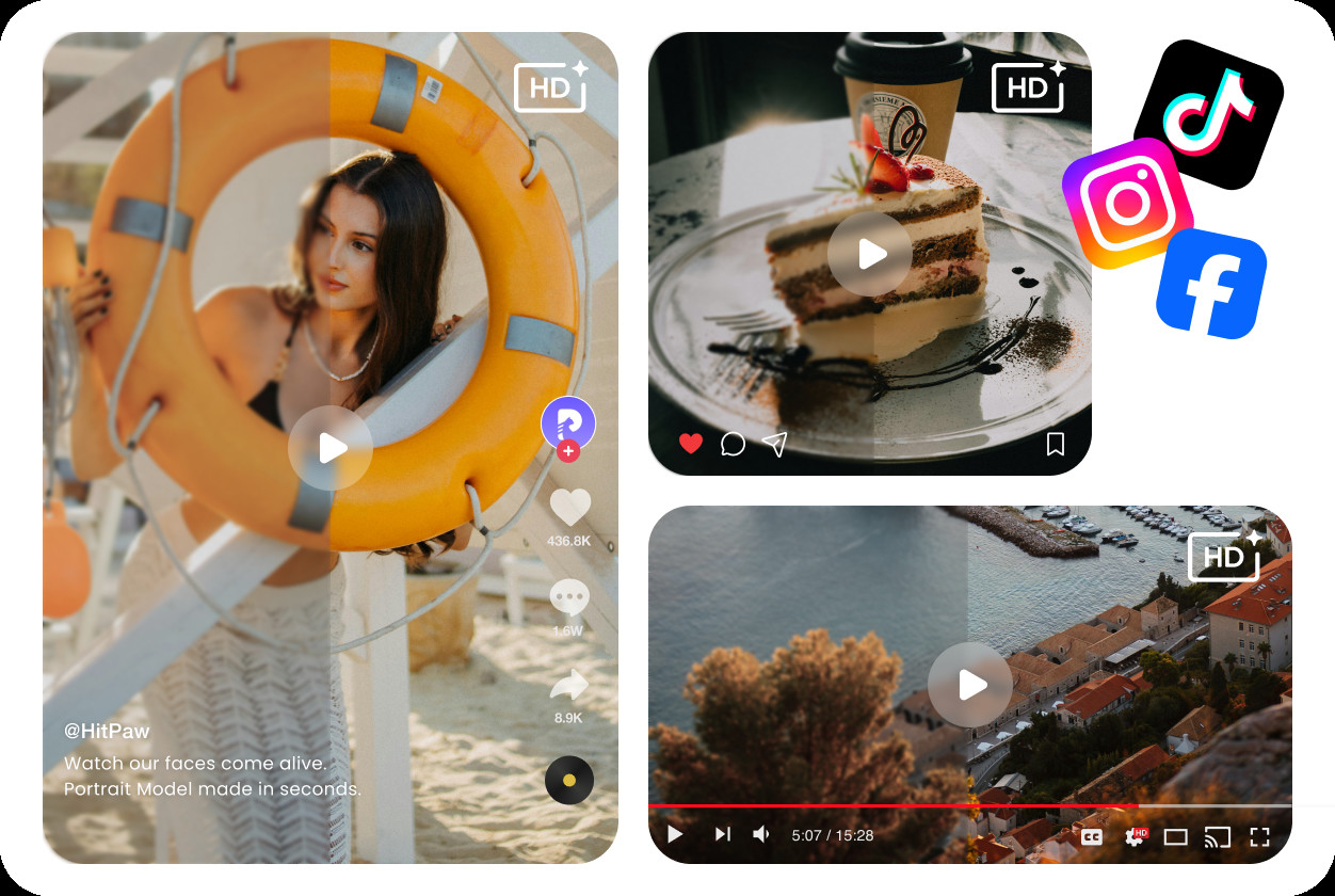 vikpea hd conversion for social platforms