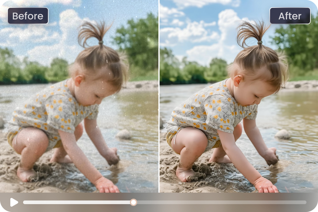 fix blurry face in daily video
