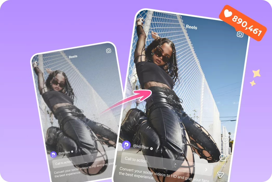 enhance videos to hd for content creator