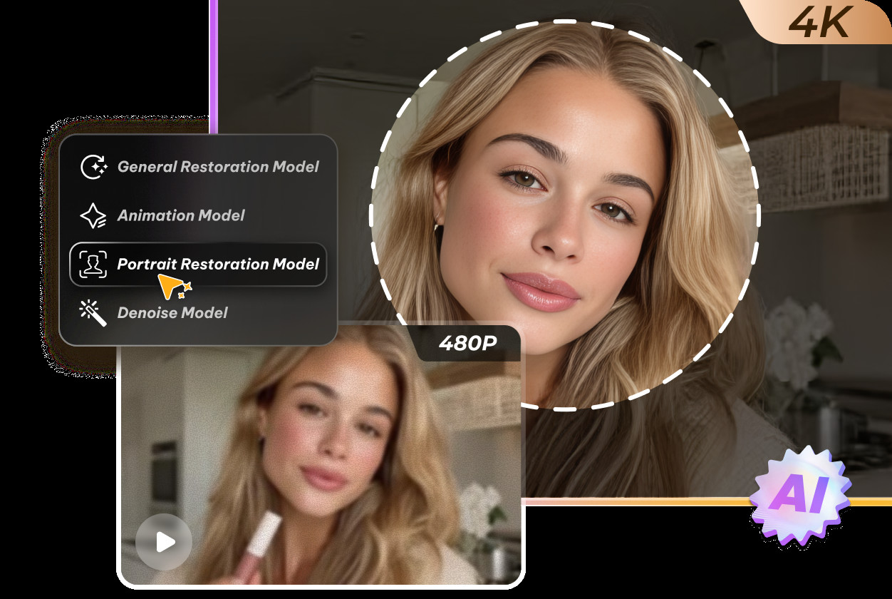 fix blurry faces and plastic skin in ai videos