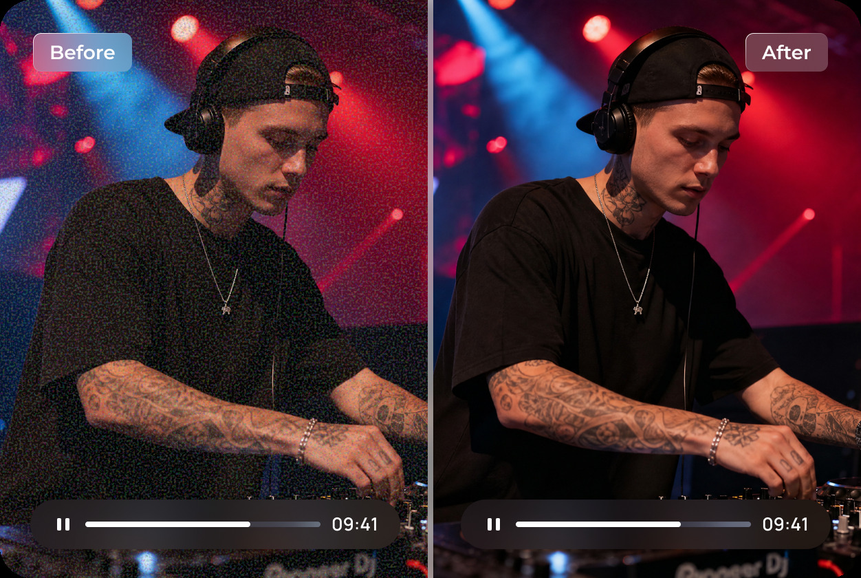 low-light video noise removal