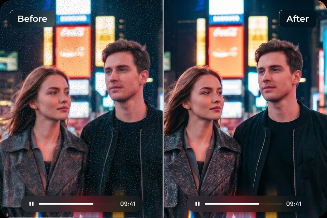 reduce grain and low-light noise