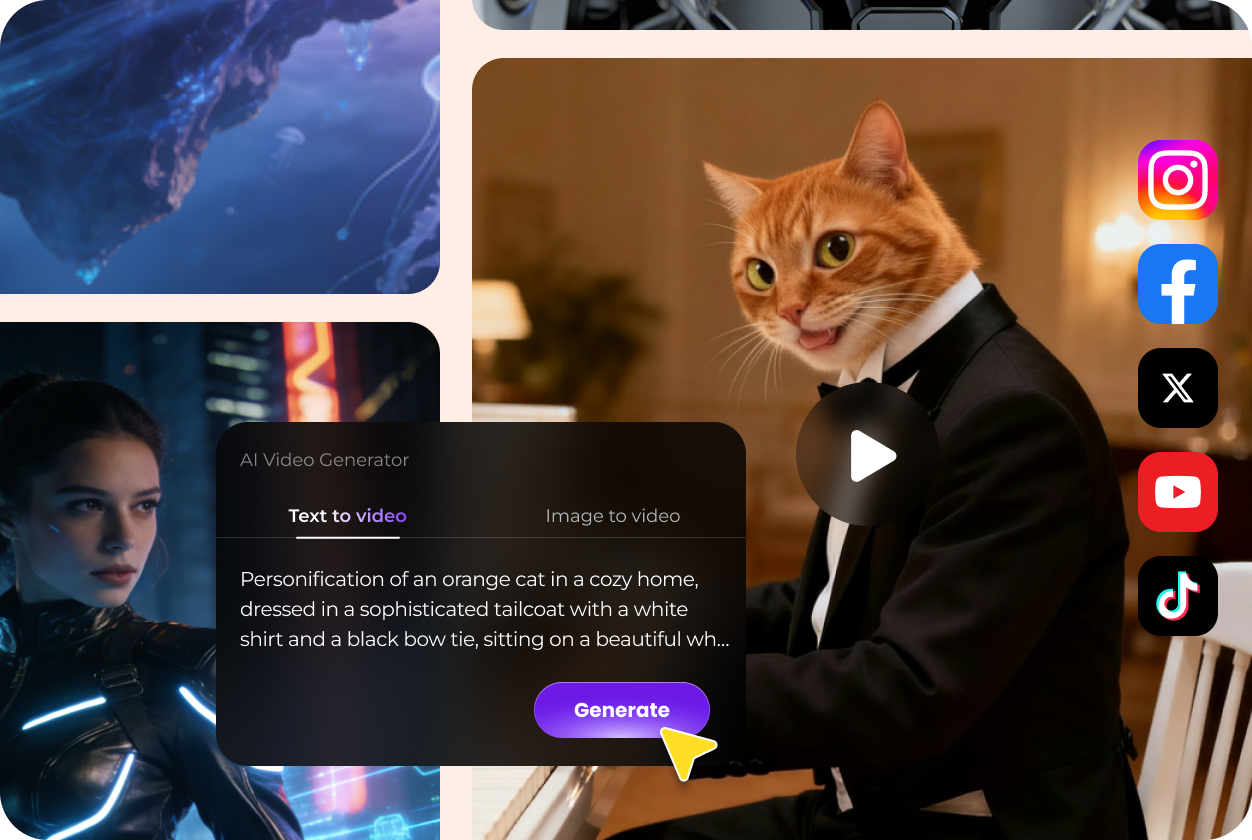versatile ai video generation mode