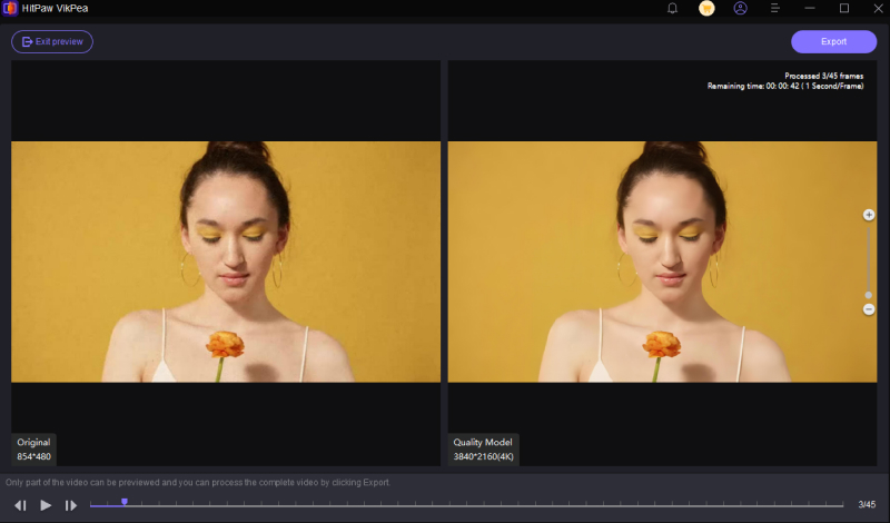 preview the video and make any necessary tweaks
